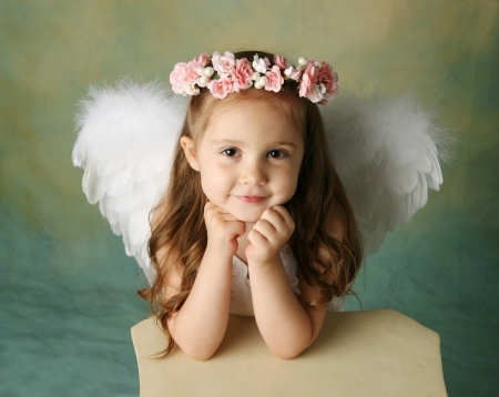 天使の姿をした少女