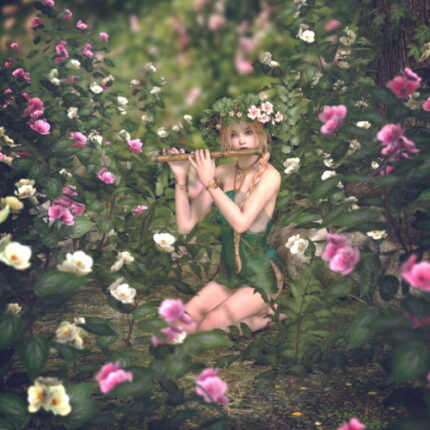花の中の妖精