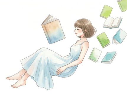 魔法の本と女性